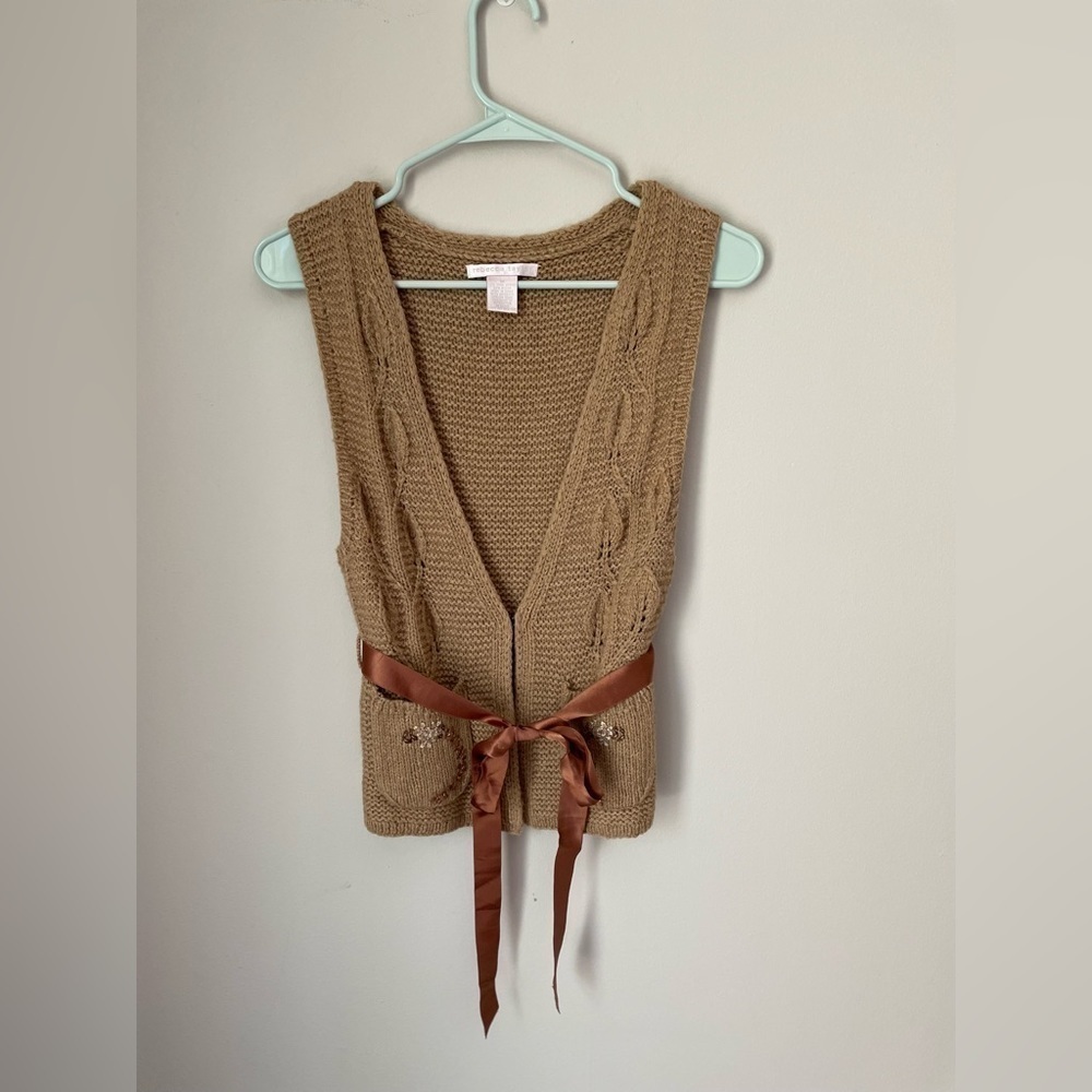 Rebecca Taylor Vintage 90&acirc;s Merino Wool Embroidered Sweater Size Medium